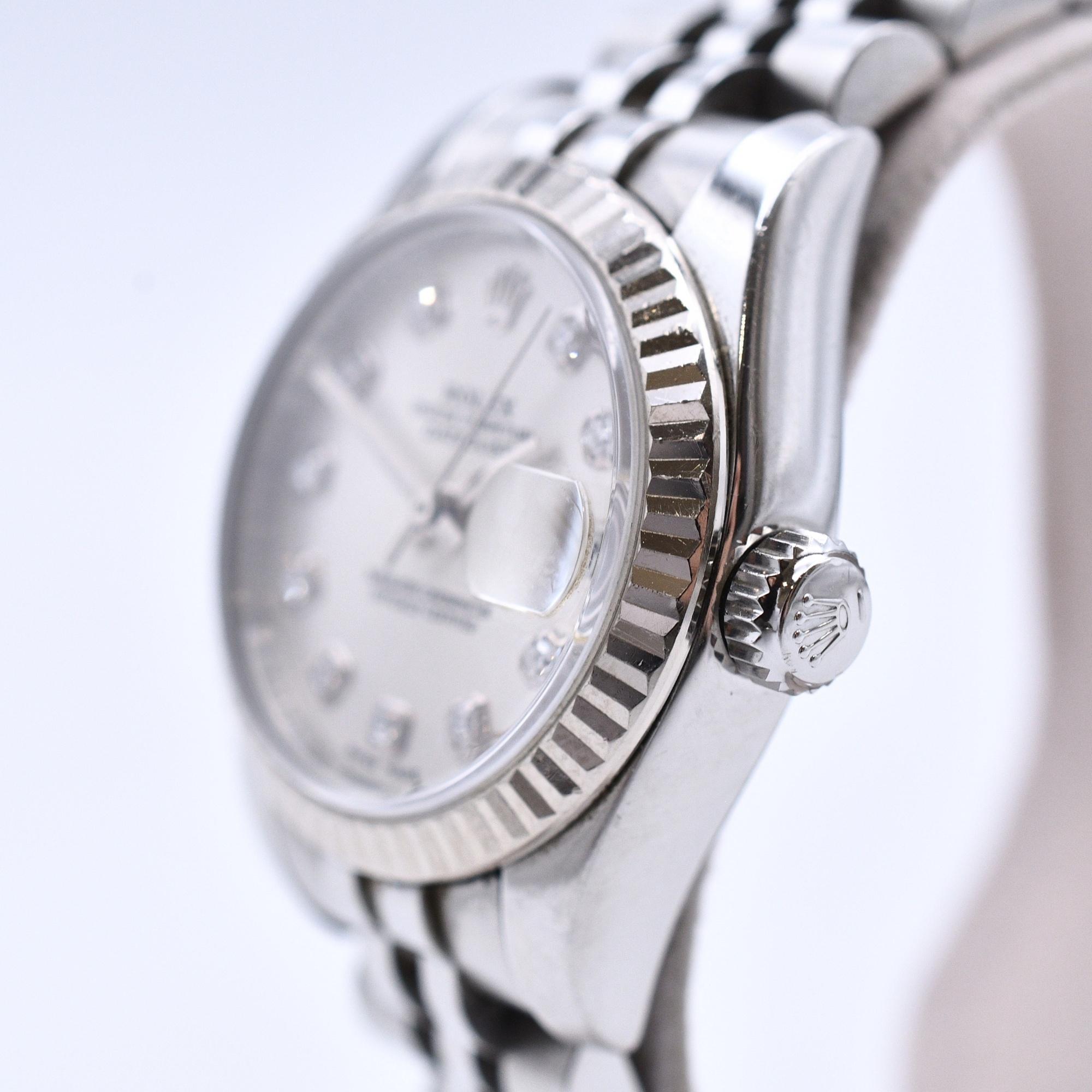 Rolex Datejust Silver Dial hover