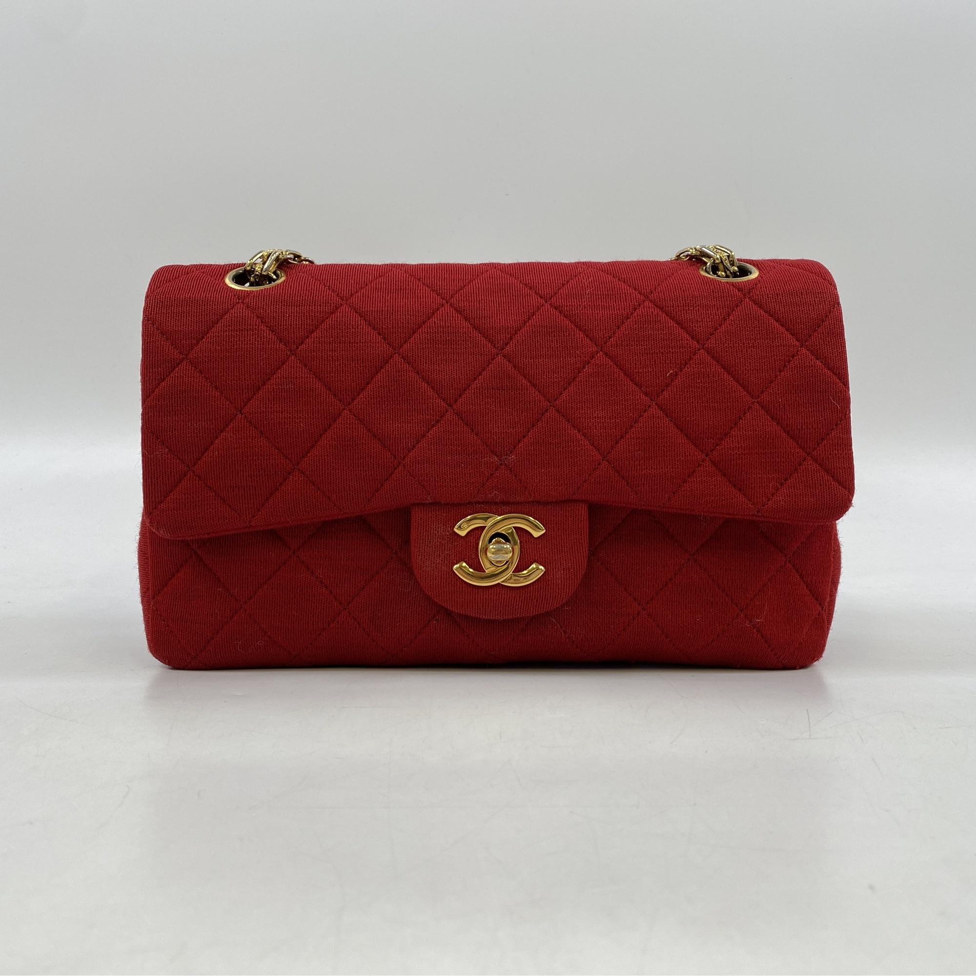 Chanel Matelassé 23 Double Flap Double Chain Shoulder Bag