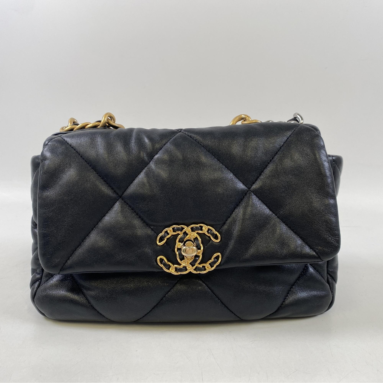 Chanel Lambskin Matelasse Chain Shoulder Bag