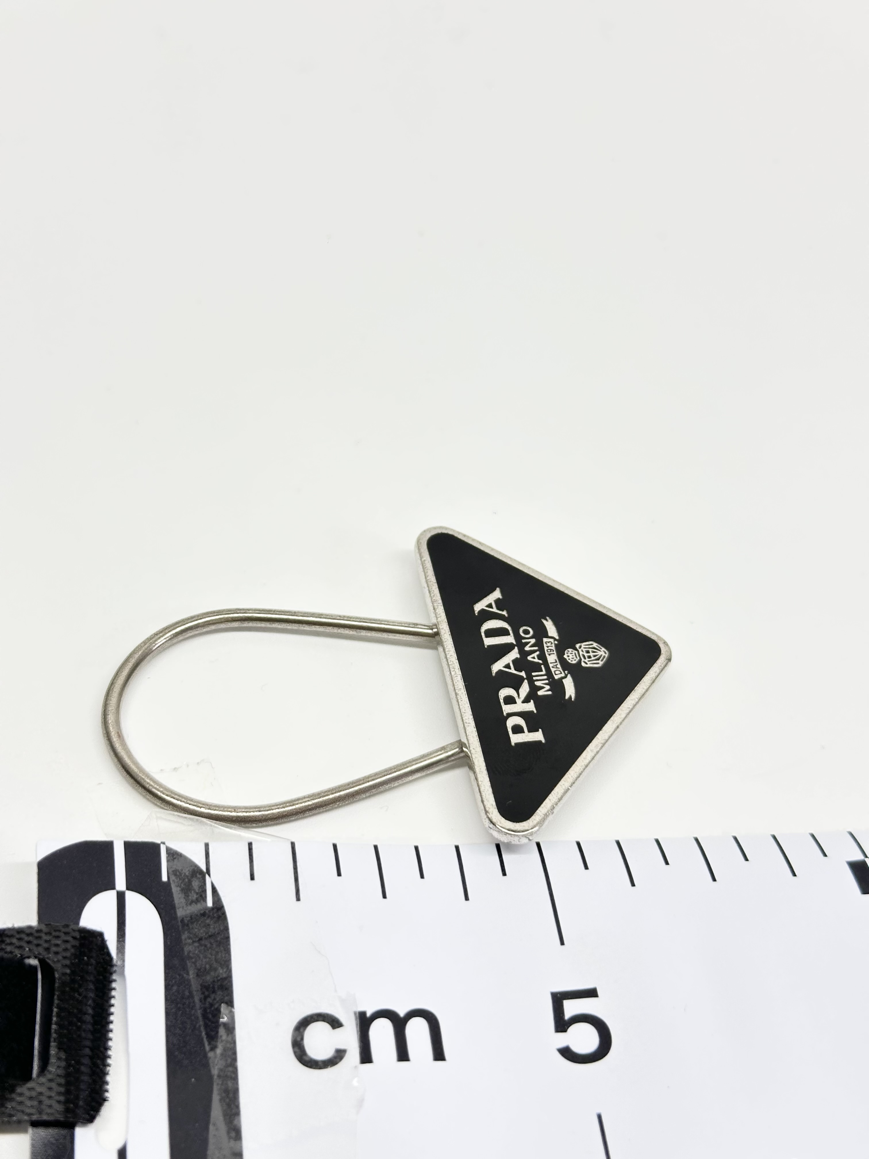 Triangle Key Ring (or Enameled Metal Key Ring) hover