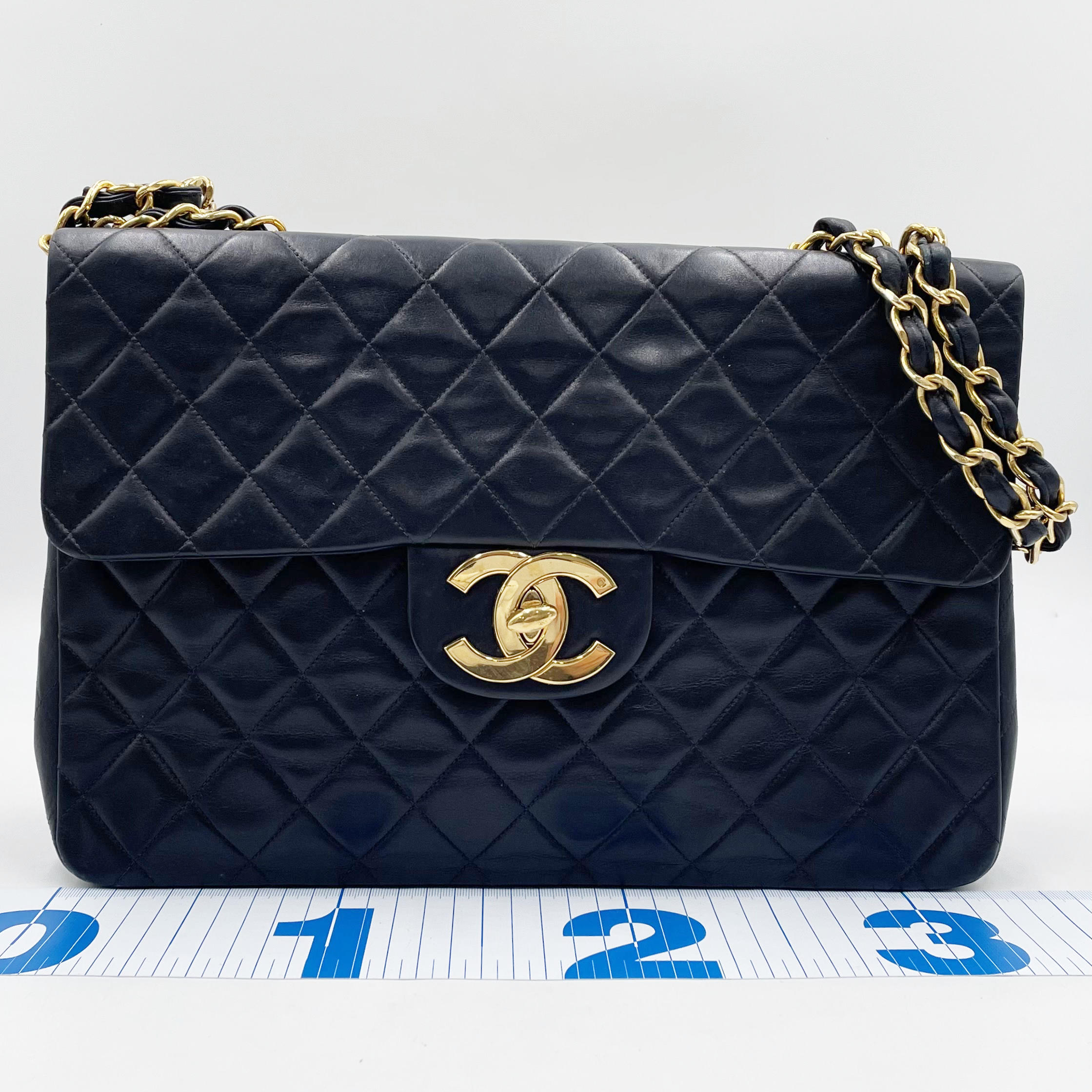 Single-flap chain shoulder bag