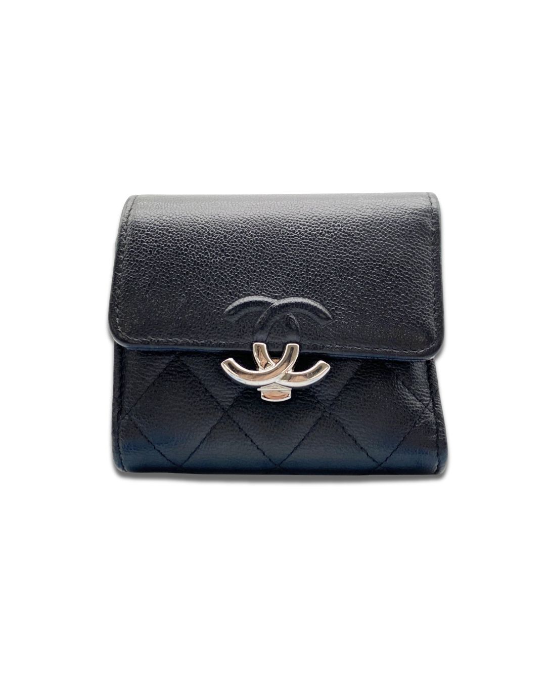 Chanel Half Coco Trifold Wallet