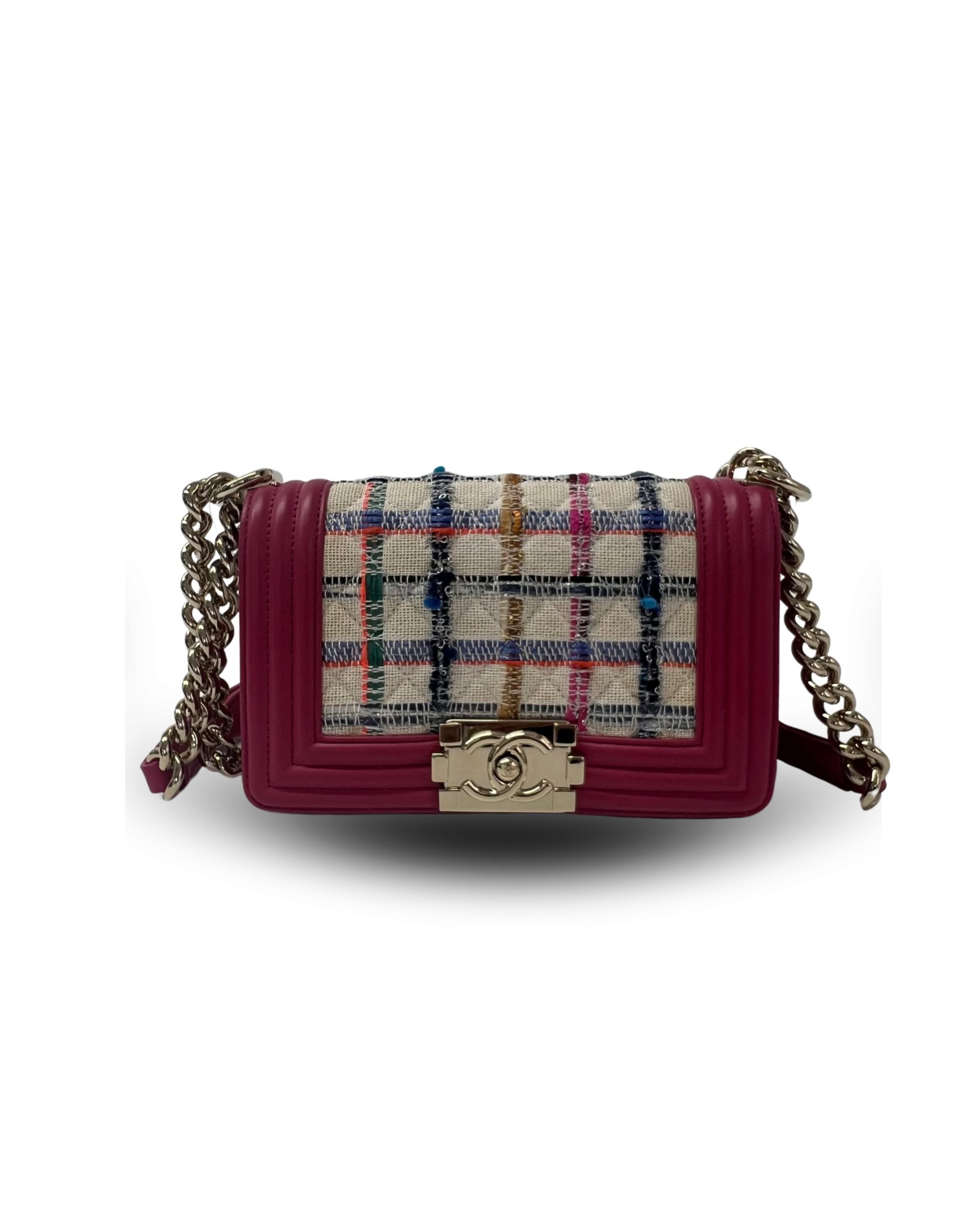 CHANEL TWEED LE BOY SMALL 2013