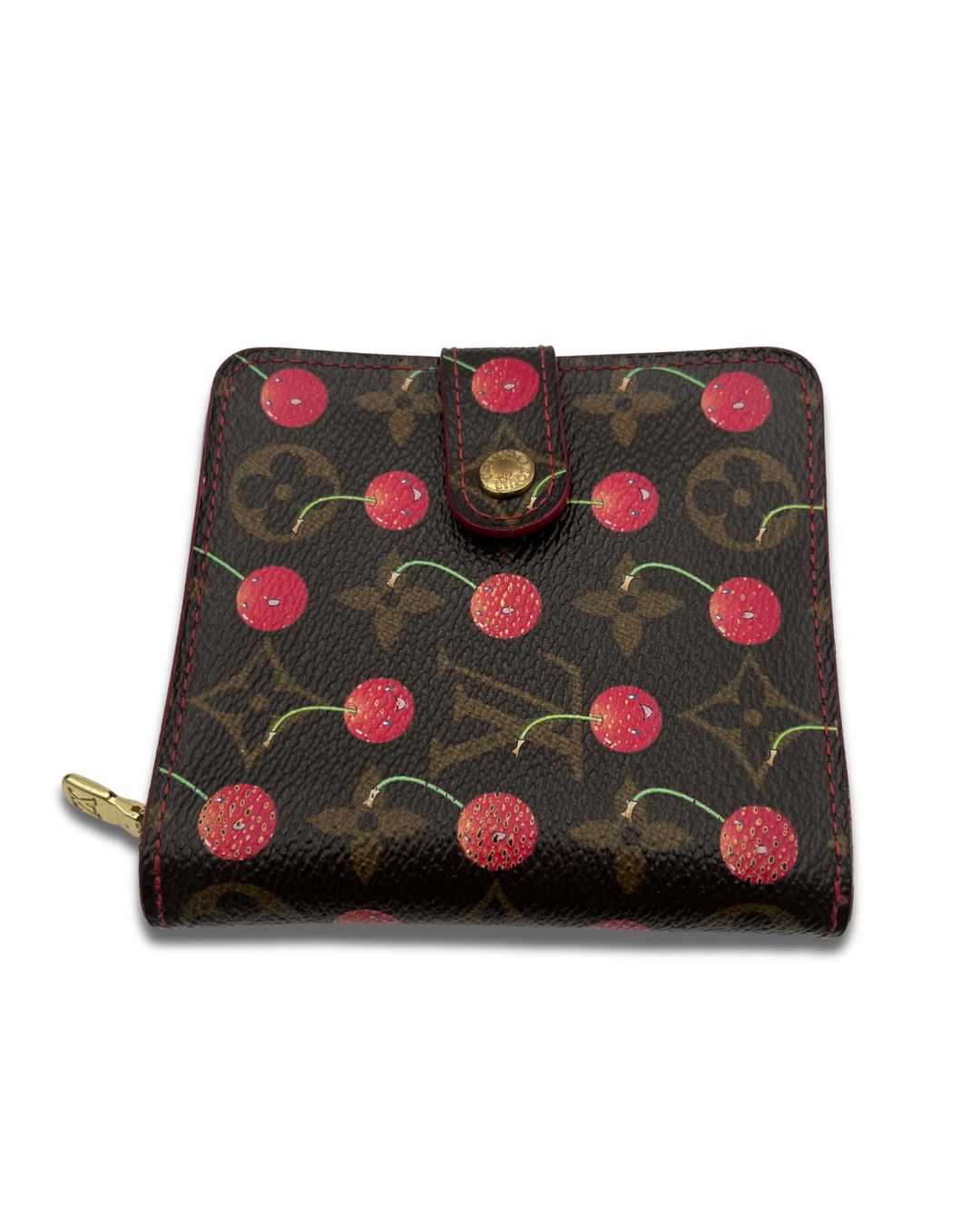 Louis Vuitton Limited Edition Monogram Cerises Compact Zippy Wallet
