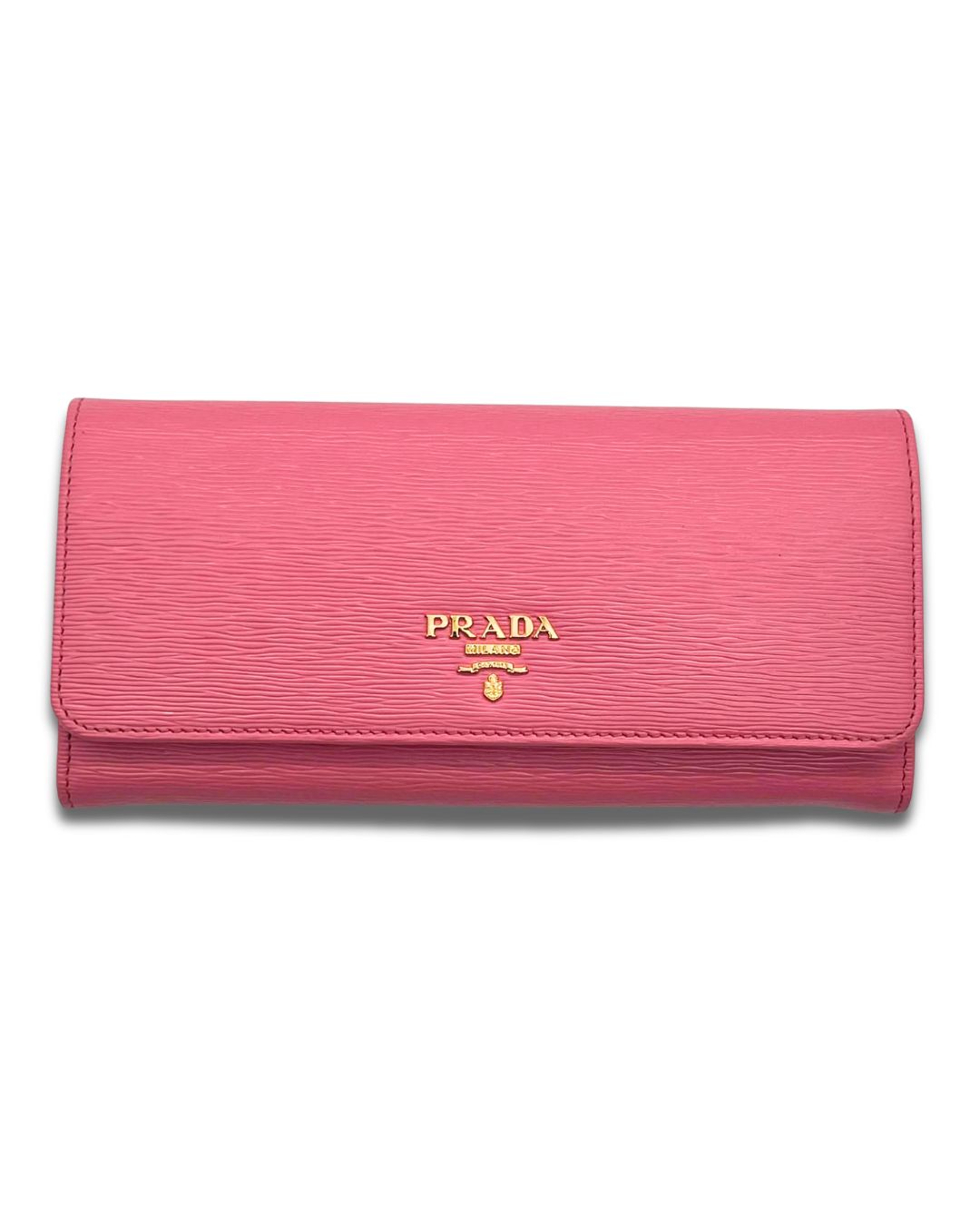 Prada Saffiano Leather Flap Wallet